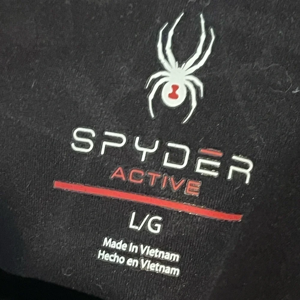 Spyder black wide waistband pocket leggings